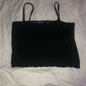 Black crop top